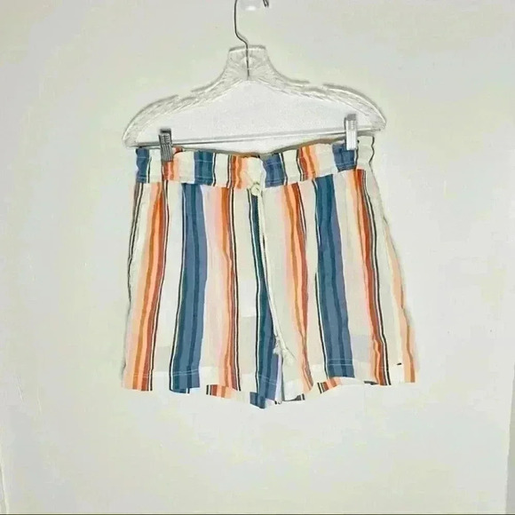 NWT XiRENA Cooper Shorts in Cove Elastic Drawstring Waist Cotton Stripes - Picture 2 of 6